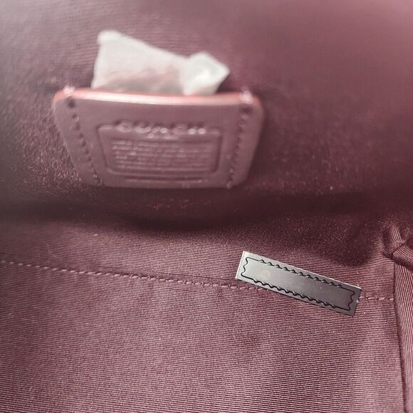 NWT Coach CR338 Mini Rowan Crossbody In Signature Canvas Miami Red - Picture 6 of 7